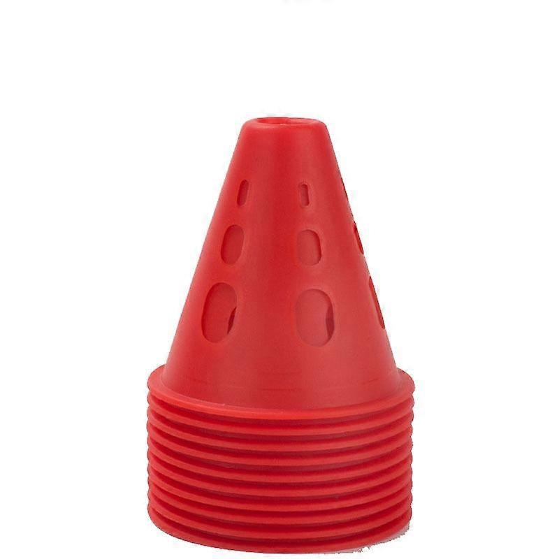 Heavy-Duty Slalom Cones for Skating Training, Wind-Resistant Agility Markers with Anti-Slip Base for Rollerblade Obstacle Courses