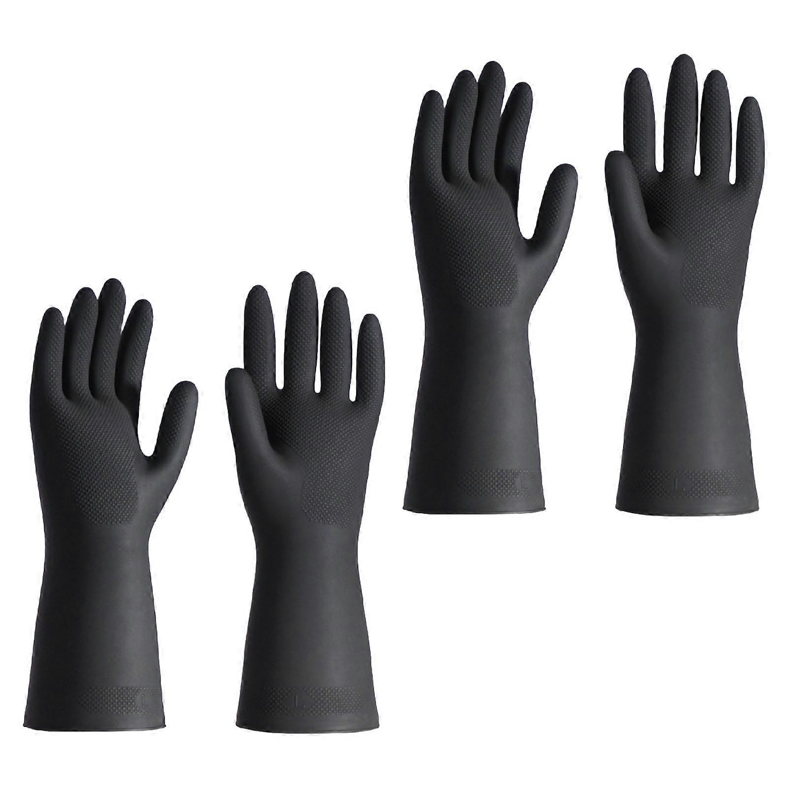 Rubber Gloves with Textured Surfaces for Comfort and Durability Suitable for Various Work Environment  XL