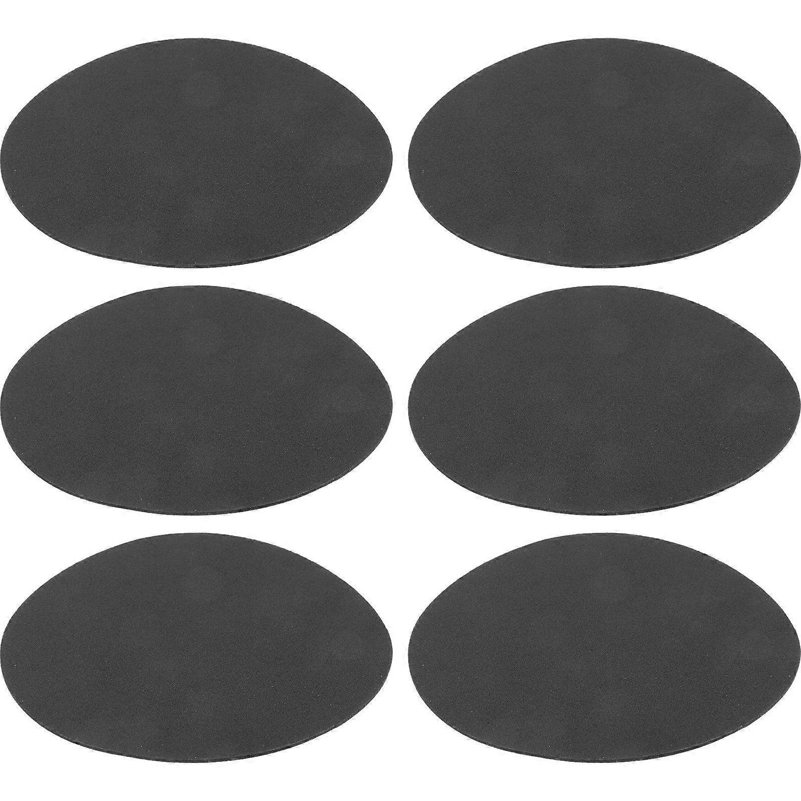 Black Sponge Sticker Table Lamp Base Pads for 6Pcs Non Slip Use
