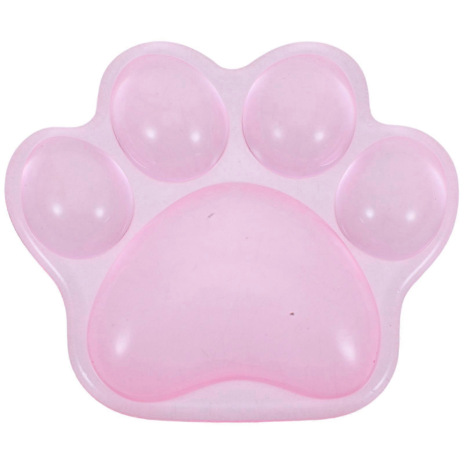 Pink Cat Paw Wrist Rest Silicone Gel for Comfortable Computer Use