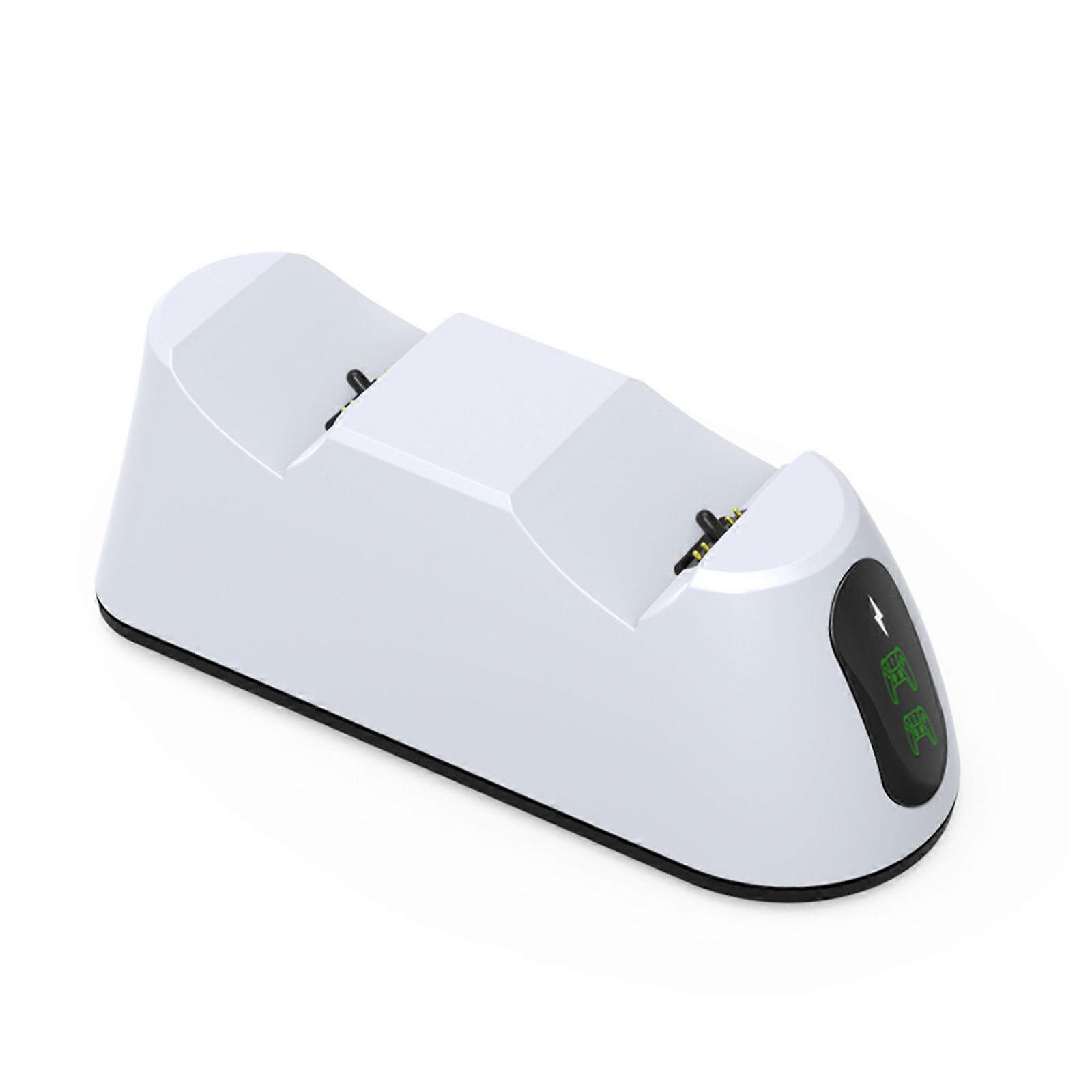 Double Charger for Wireless Game Controller Charger Fast Charging Station Dock Charging Adapters with LED Indicator Multicolor