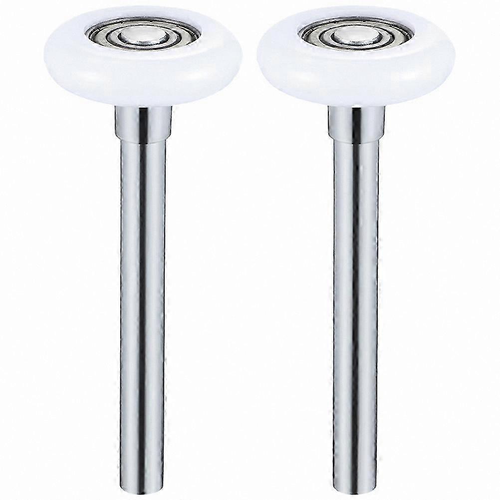 2-Pack Nylon Garage Door Rollers with Stems for Replacement Use