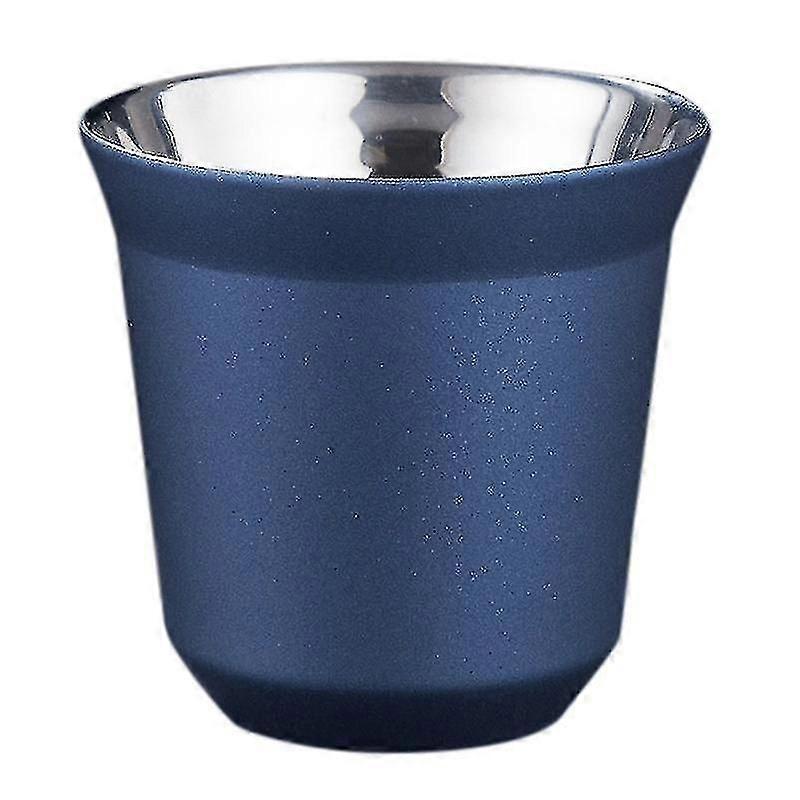 80ml Double Wall Rustfritt stål Espresso Cup Isolasjon For Pixie Coffee Cup Capsule Shape Coffee