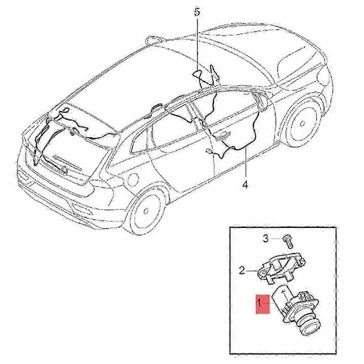 31381323 Car Rear Parking Assist Backup Camera