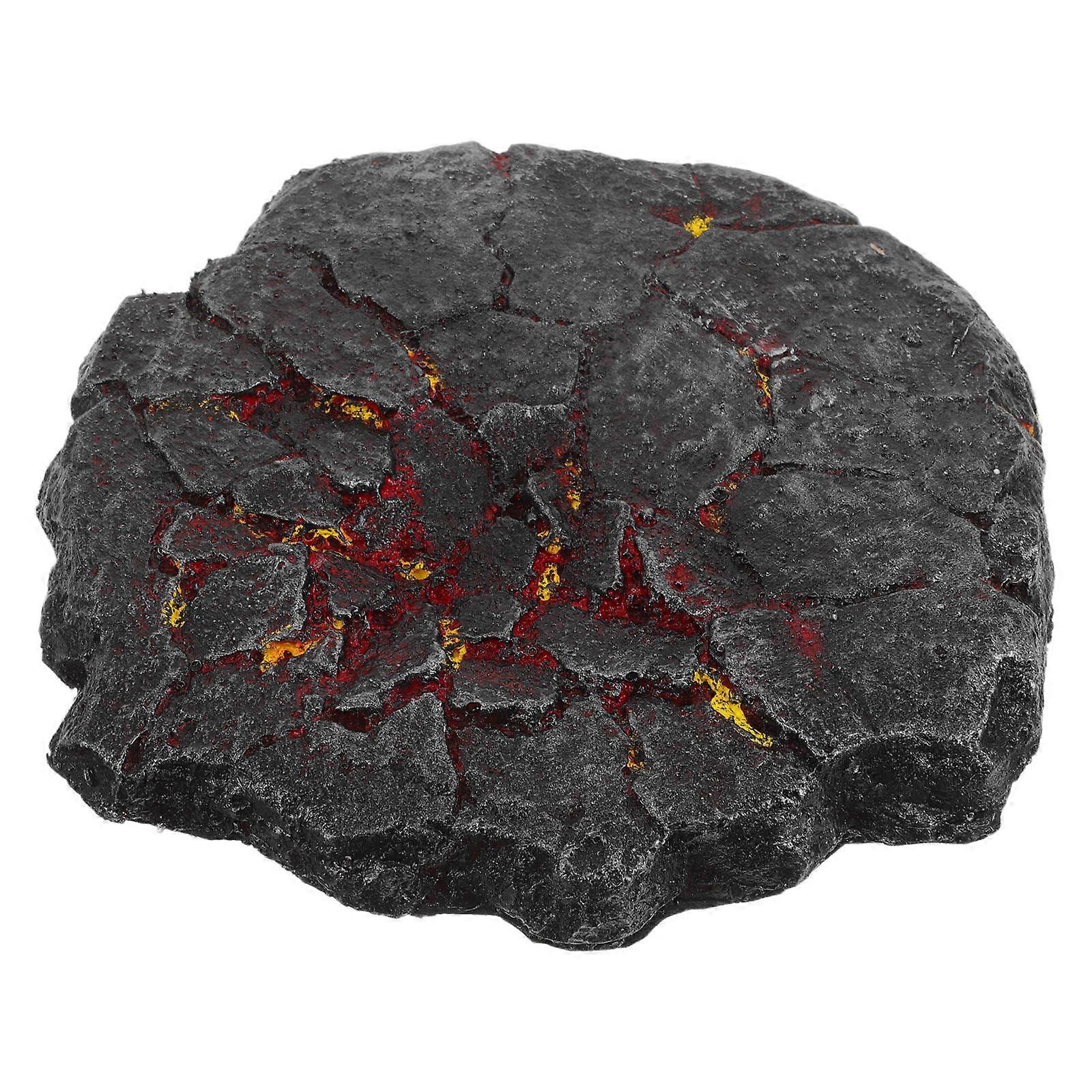 Cracked Lava Effect Realistic Model Base for Action Figures Display Stand
