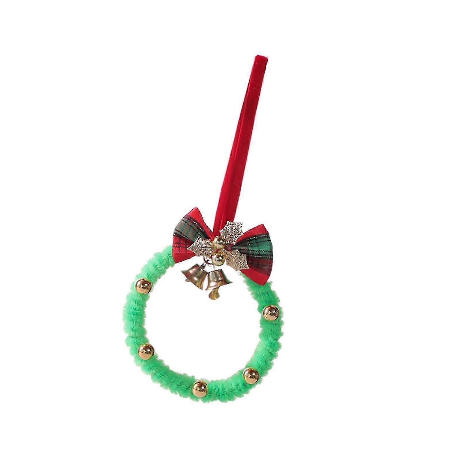 Christmas Tree Blossomy Wreath Decoration Fleece Fabric Constructed For Blanket Window Dorm Room Styling Multicolor