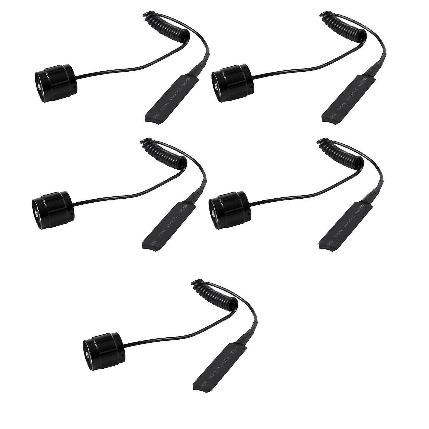 5X Cable Switch Remote Switch Push Button for 501B LED Headlamp Flashlight Lamp