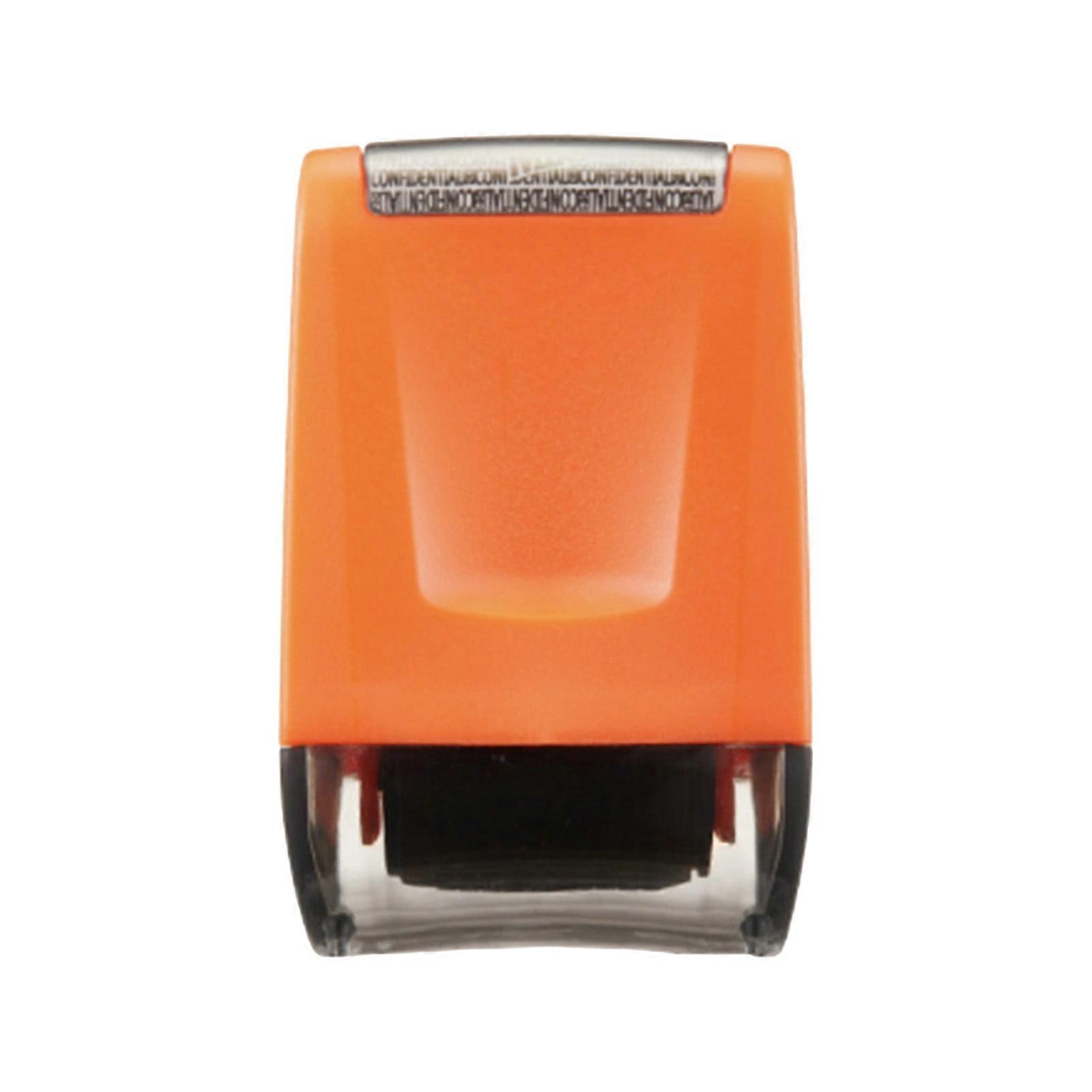 Privacy Stamp Roll - ID Protection Roller for Mail, Blackout, Confidential Docs - Compatible with Multi Colors, Small