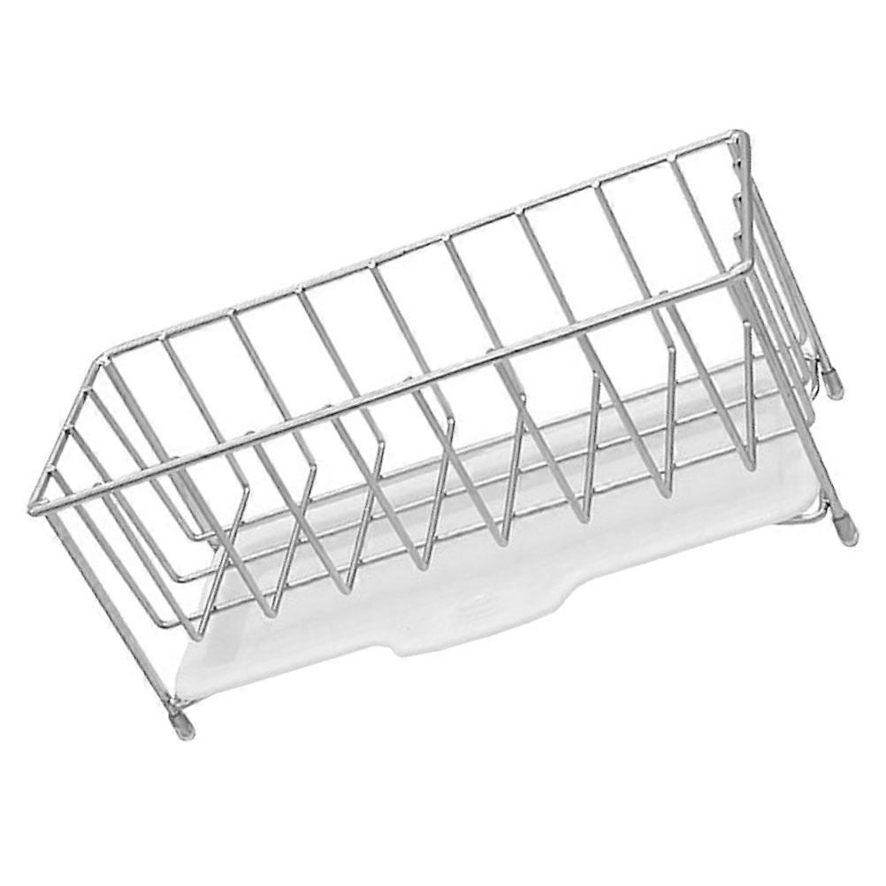 2 Pack Draining Basket Kitchen and Household Goods Essential Sink Sponge Holder Rack Multi-function Tray