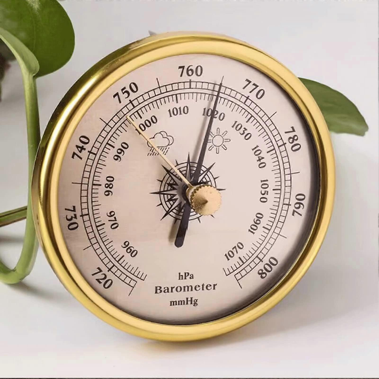 Analog Weather Station with Thermometer Hygrometer and Barometer for Home Garden Yacht Gift