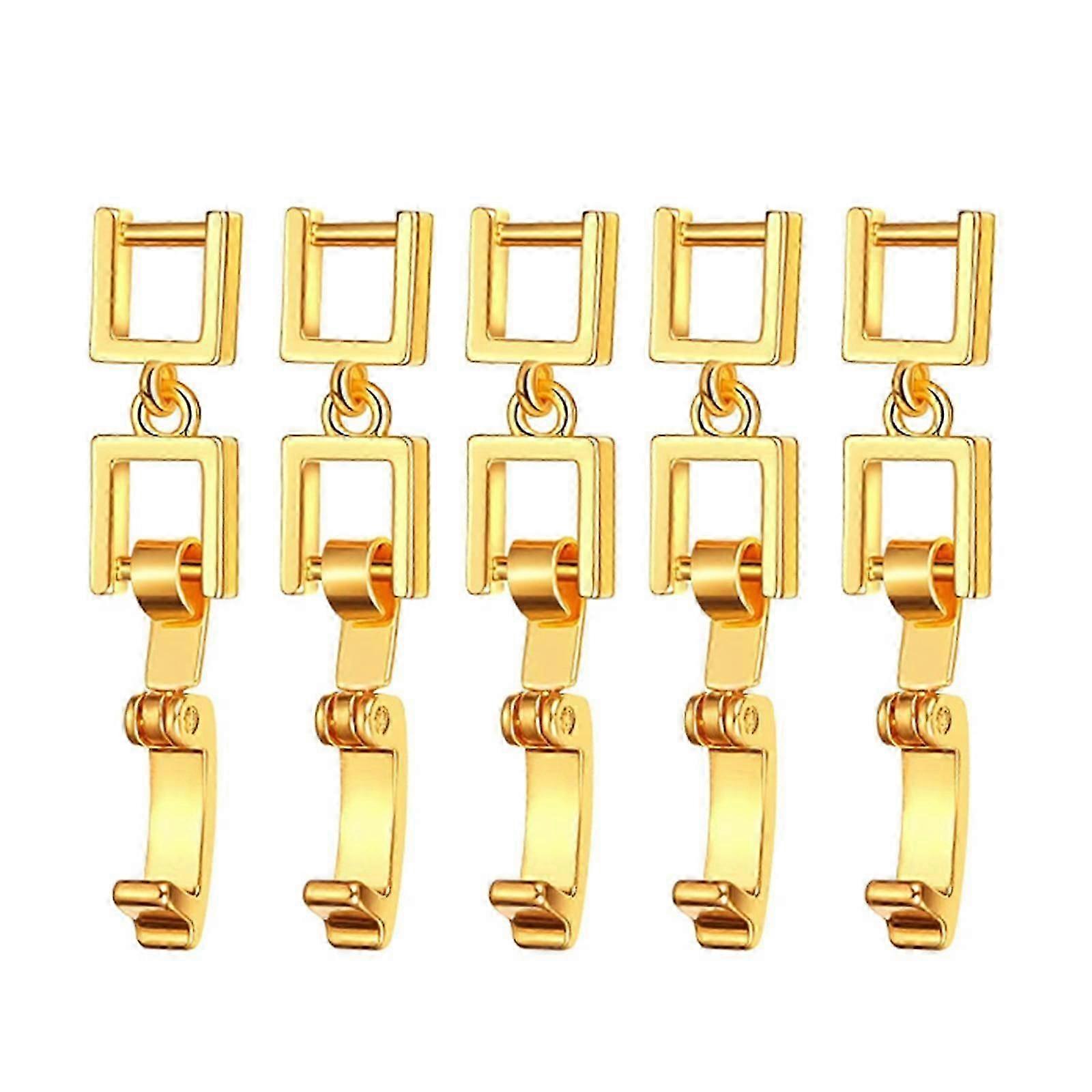 5Pieces أضعاف تمديد مجوهرات المشبك قلادة سوار موسعات الحرف مجوهرات صنع اللوازم سهلة الاستخدام