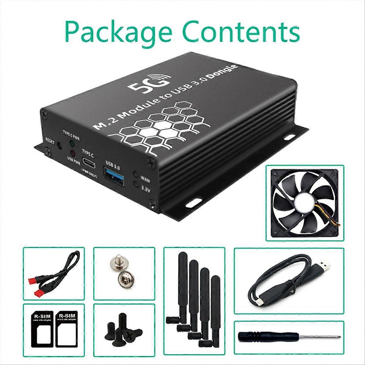 M.2 NGFF 4G/5G Module to USB 3.0 Adapter M2 Wifi Card