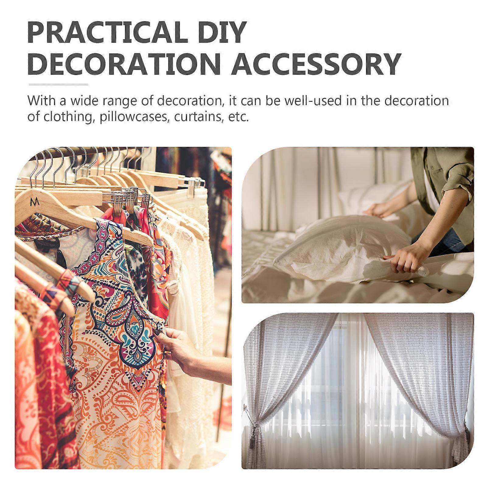 1 Roll  Curtain Trim Ribbon DIY Polyester Braid Trim Pelmet Garment Edging