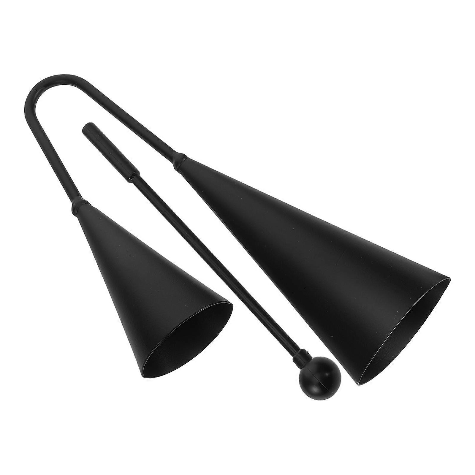 Percussion Cowbell Instrument for Performance Use 1Set with Stick