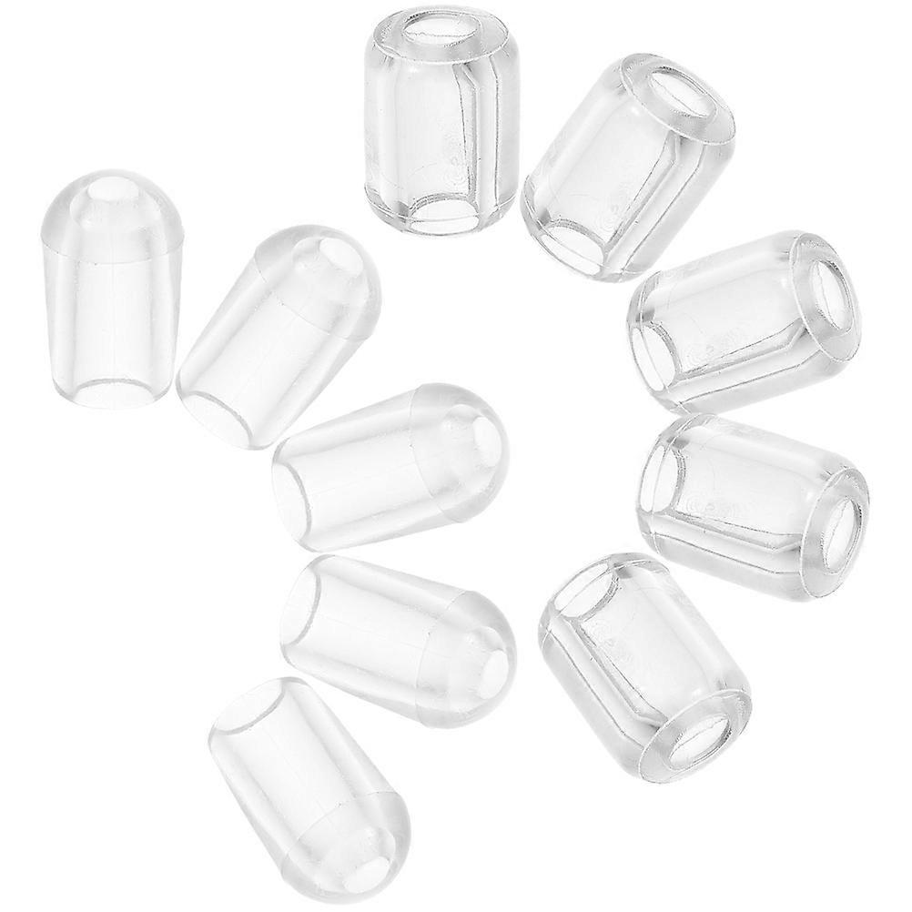 PVC Hanging Hook Tip Covers Transparent Wire Protector 4Sets