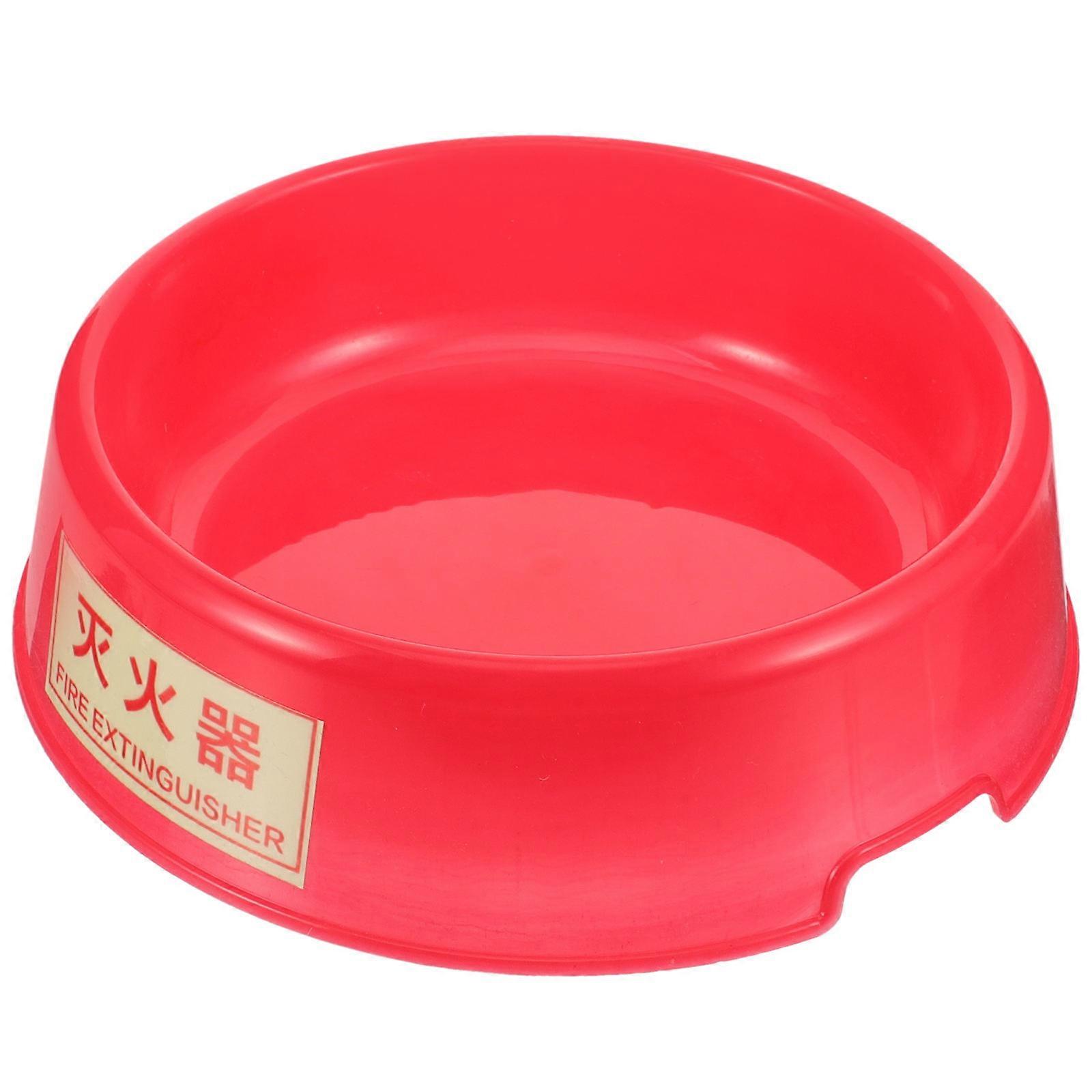 Fire Extinguisher Base for Car Trunk Storage 4Pcs Red Plastic Illuminating Mount