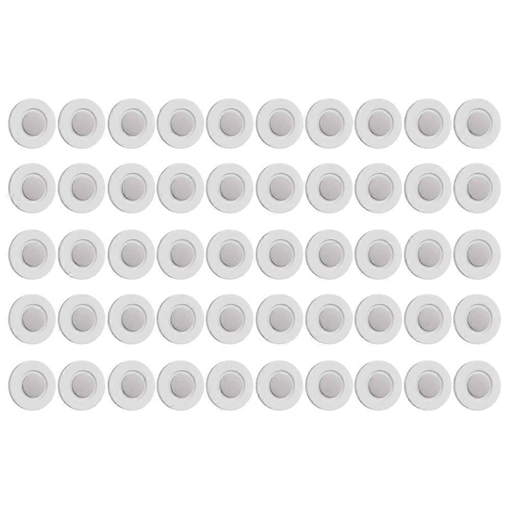 50 τεμάχια μαγνητική βάση τηλεχειριστηρίου για τοποθέτηση σε τοίχο, αυτοκόλλητα γάντζοι αποθήκευσης τηλεόρασης/κλιματιστικού, γάντζοι οργάνωσης σπιτιού