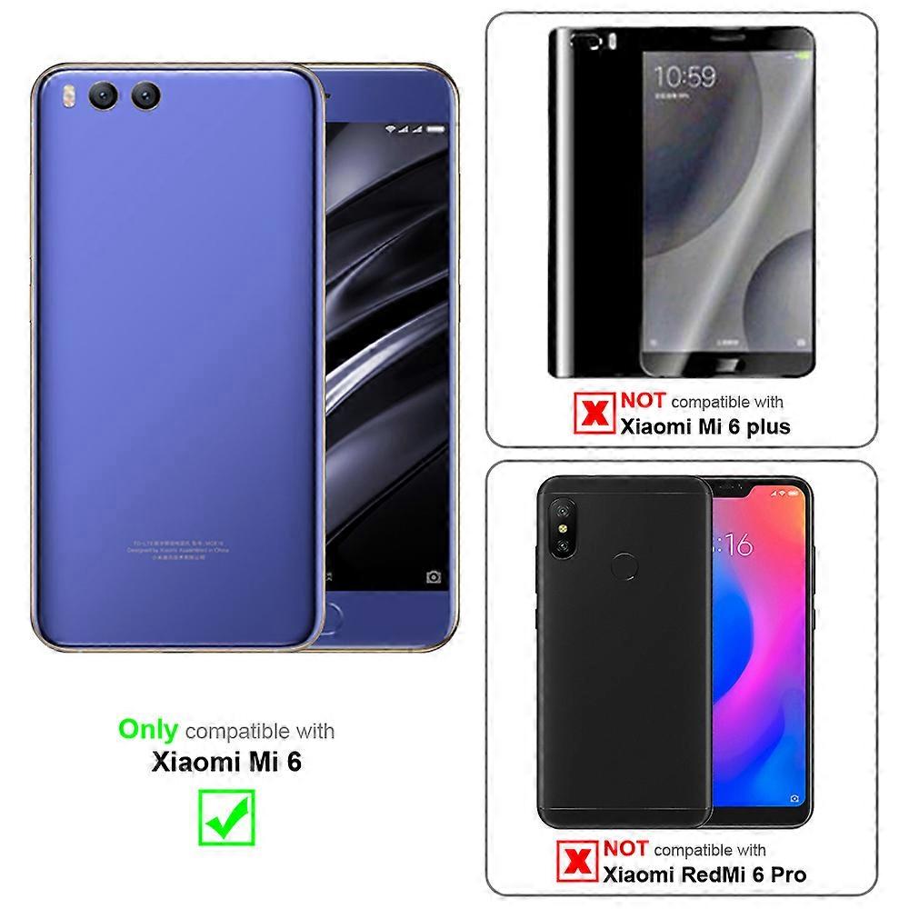 Xiaomi Mi 6 Case Protective Case - in jeans look and stand function