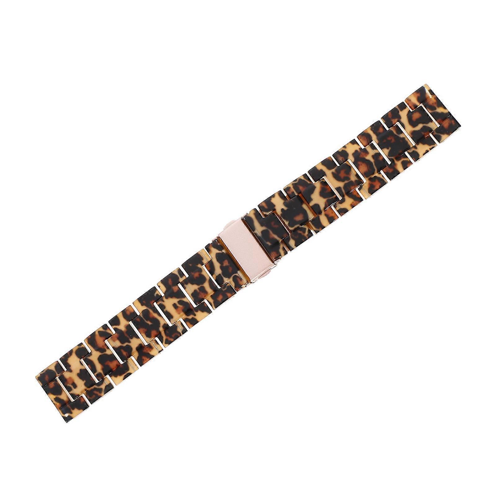 Resin Watch Strap Smartwatch Replacement for Watch 1Pcs Leopard Pattern