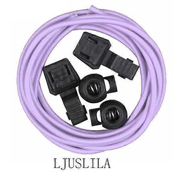 Elastic Shoelaces (Including Drawstring) Length: 100cm Violet