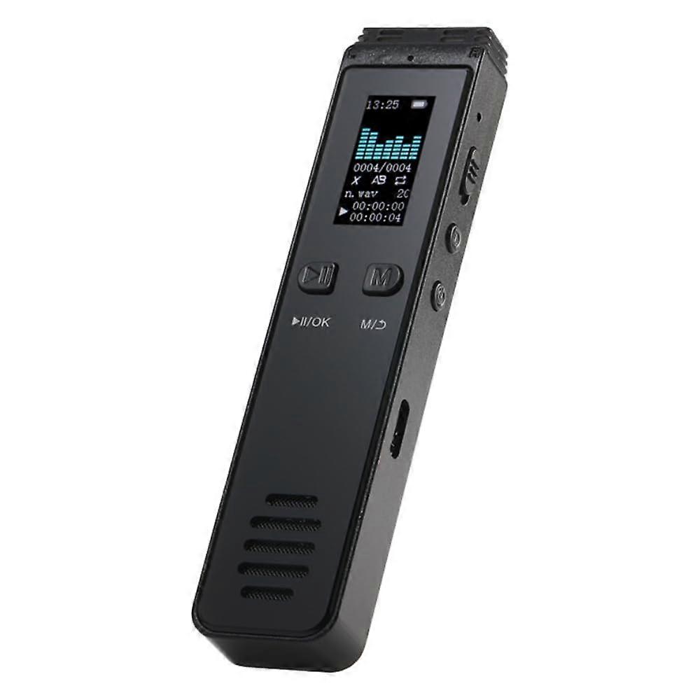 Digital Voice Activated Device 32GB TypeC Port MP3 Playback Password Protection Lectures Meetings Interview Recorder
