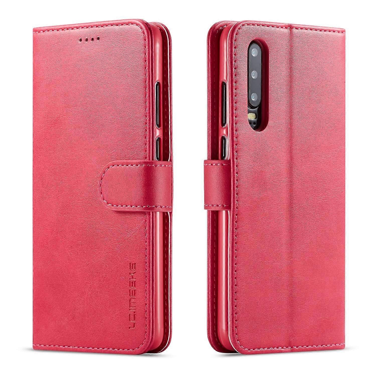 LC.IMEEKE Leather Wallet Stand Case for Huawei P30