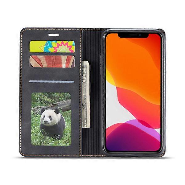 Compatible with iPhone 12 Pro Max - Stylish Smart Wallet Case Blue