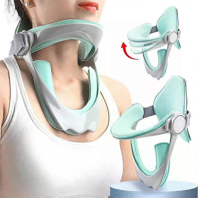 Hot Adjustable Cervical Traction Device Posture Corrector Cervical Collar Neck Braces Support Stretcher Spine Protector Tool