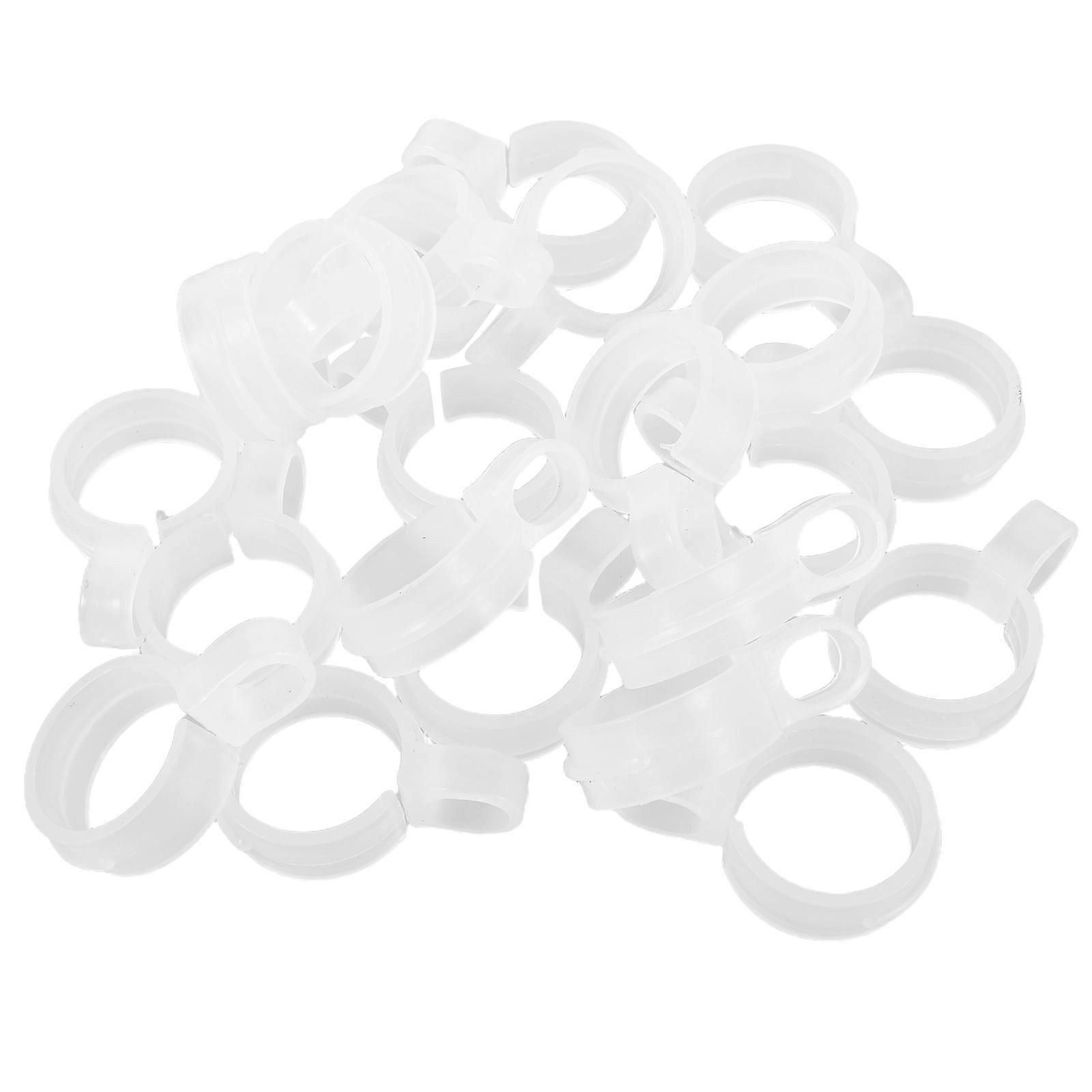 Plastic Windproof Hook Clip for Embroidery Tube Clamp 50Pcs