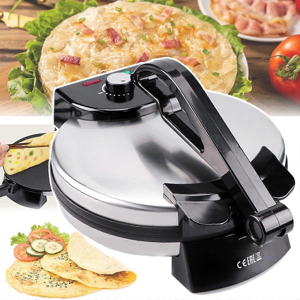 12 Inch NonStick Electric Crepe Maker with DoubleSided Heating and Variable Temperature Control