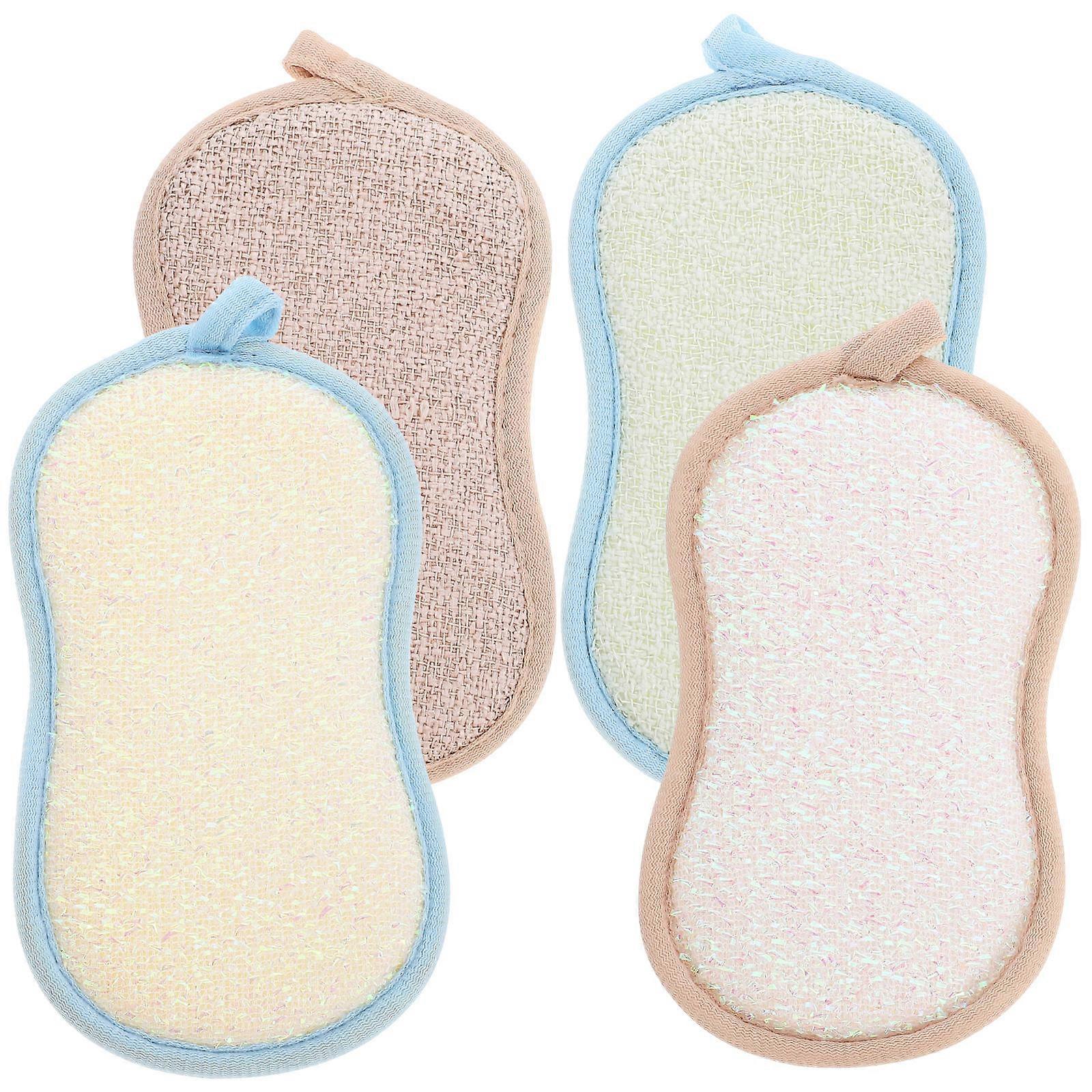 Wok Sponge Multi-Function Kitchen Dish Sponge for Home Use 6Pcs