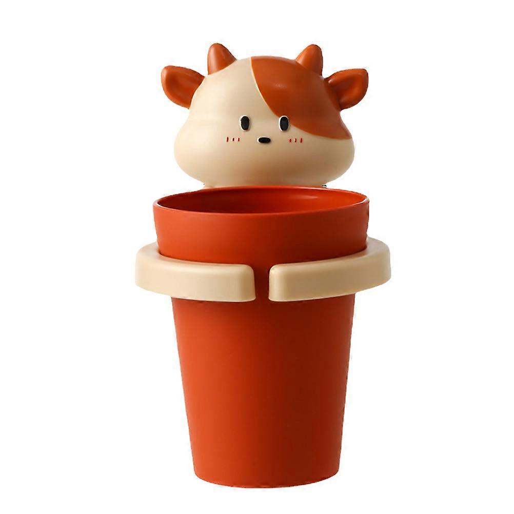 Toothbrush Cup Cartoon Cow Gargle Cup for Storage