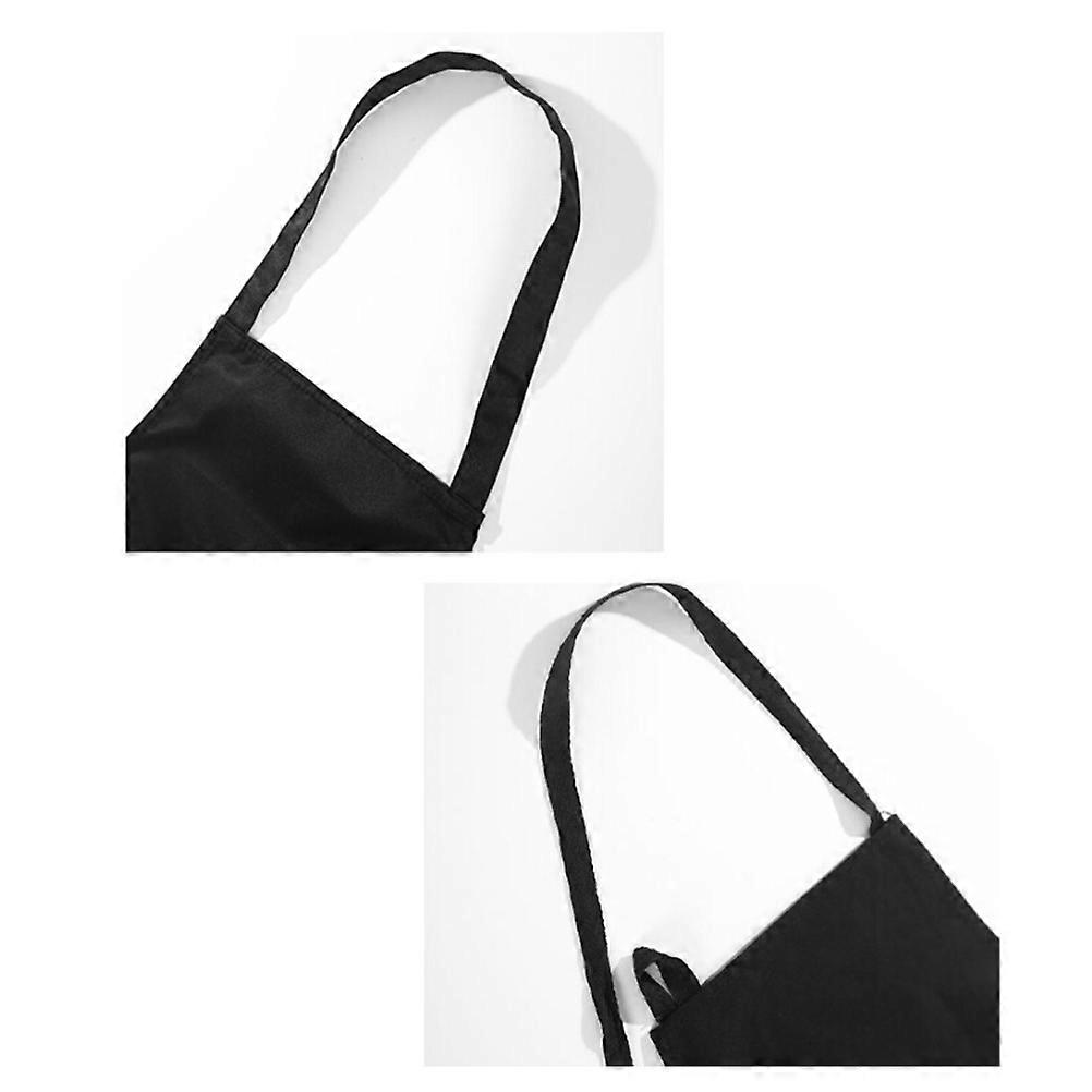 Chef Cooking Apron Waterproof Aprons for Kitchen Use Black Grease-Proof