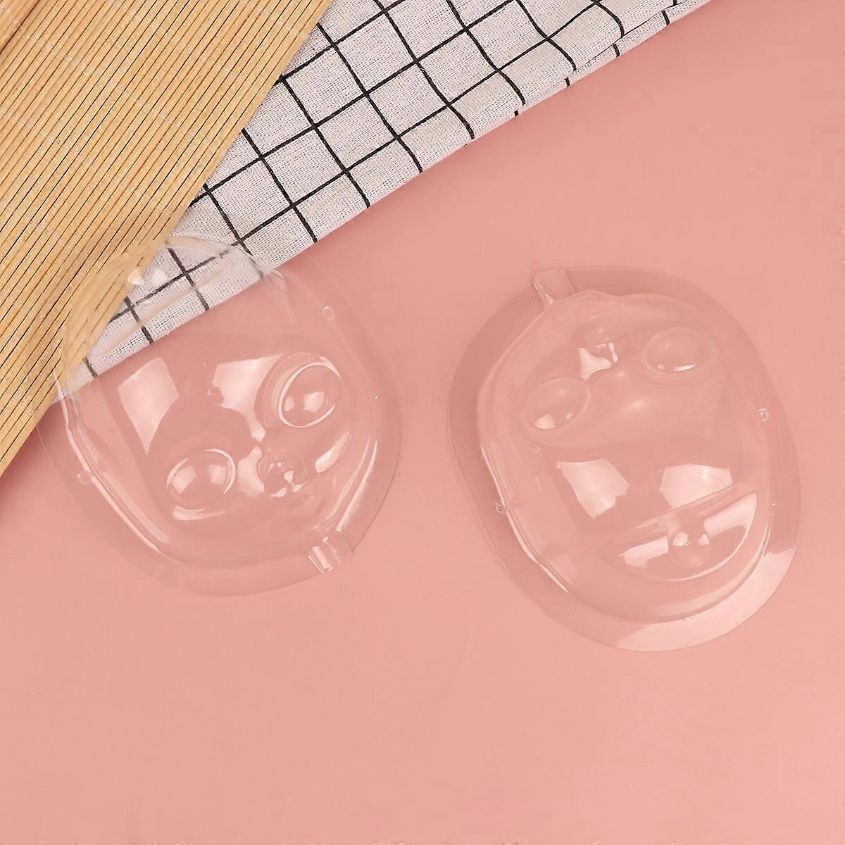 Mini Cover for Doll Transparent Doll Face Mask DIY 5Pcs Set