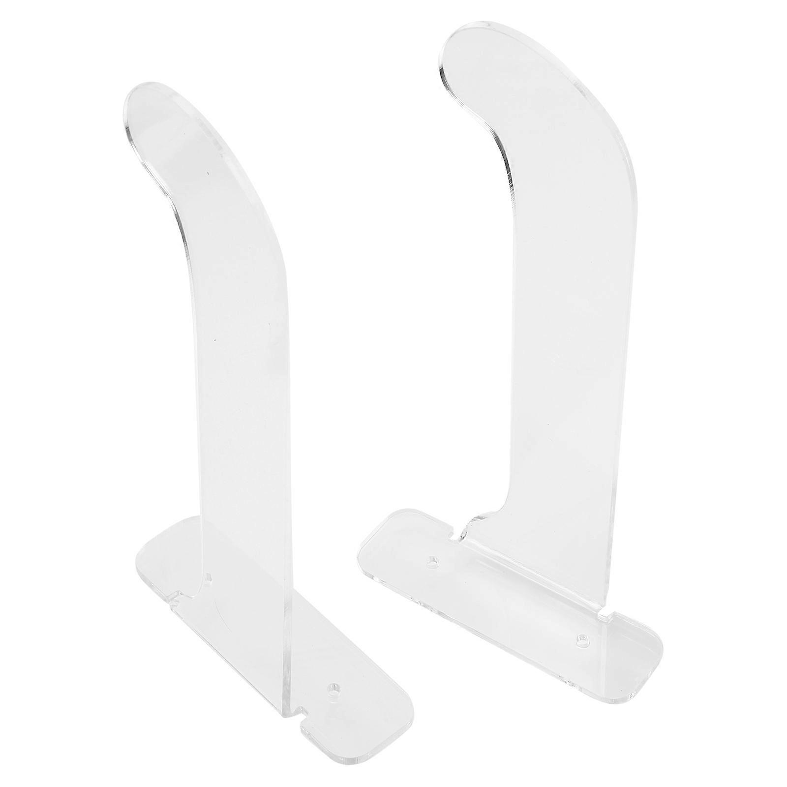 Yoga Mat Stand for Storage Rack 1Pair Transparent Acrylic Wall Mount
