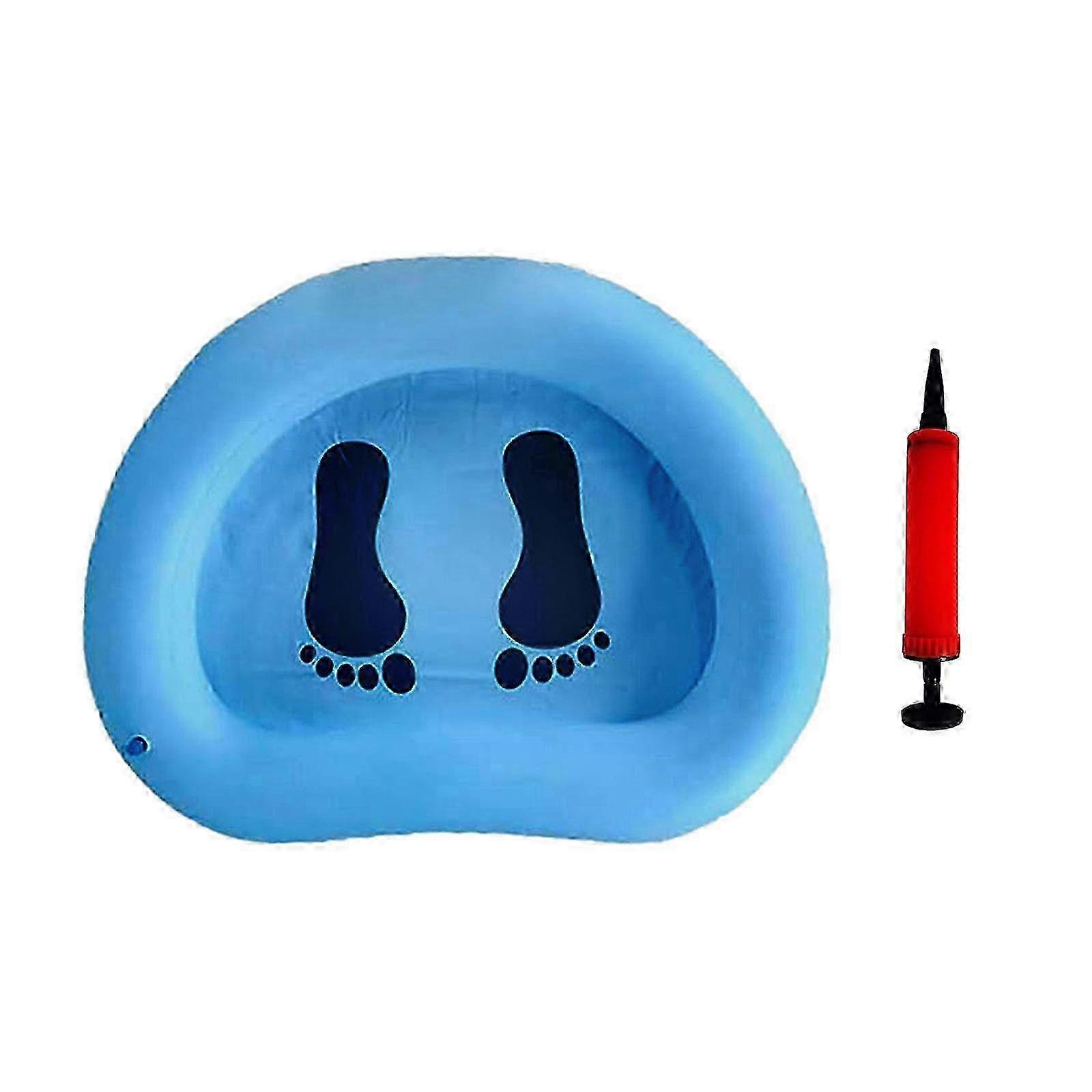 Foot Bath Basin Pool Entry Ladder - PVC Inflatable with Pump 2025