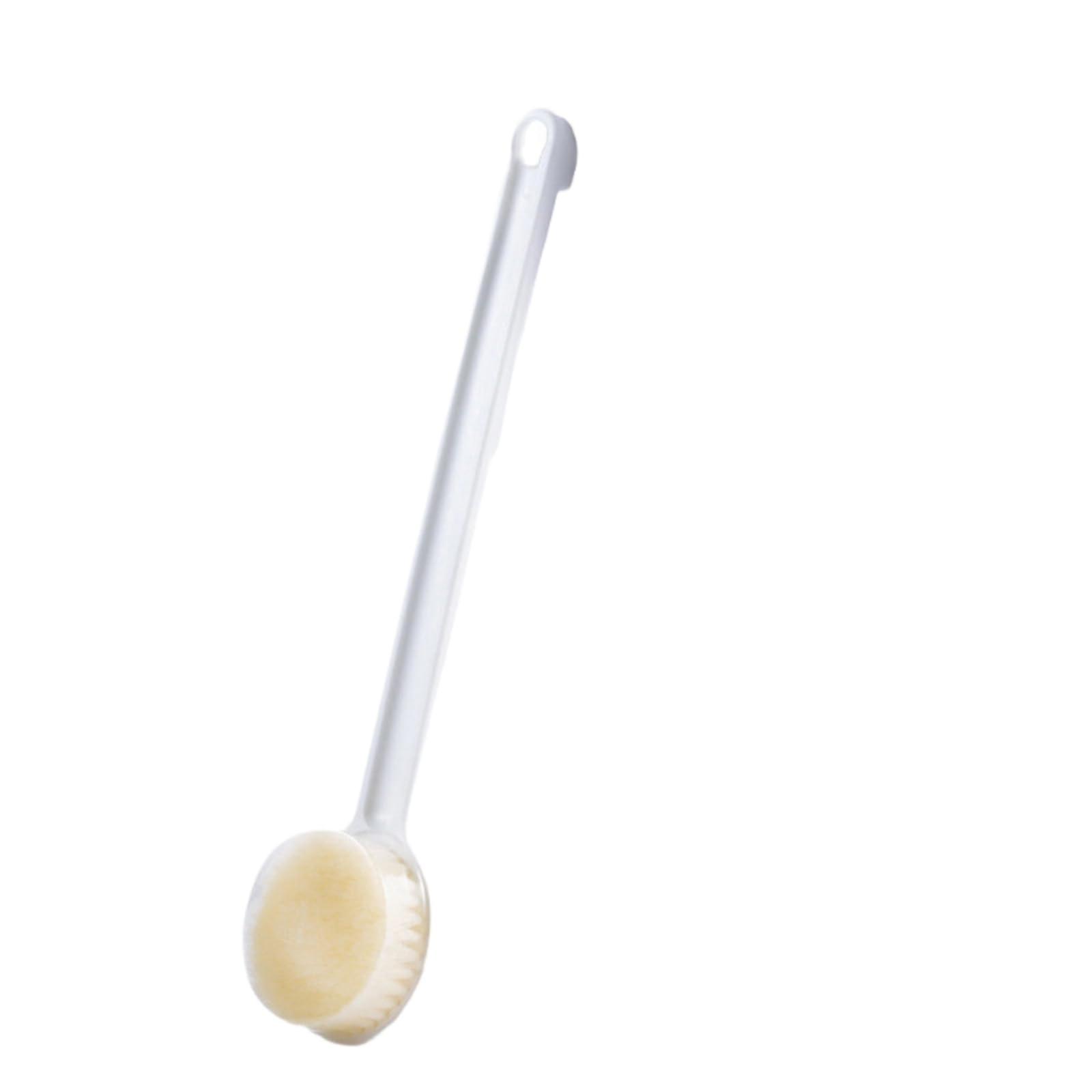 Long Handle Bath Brush with Soft Bristles for Back Scrubbing and Deep Cleansing in Shower
