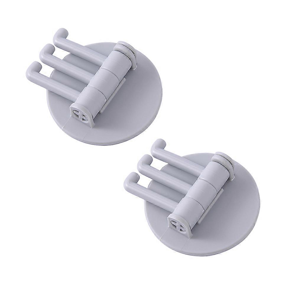 Wall Mounted Hanger 2Pcs Bathroom Rack for Hanging Household Items