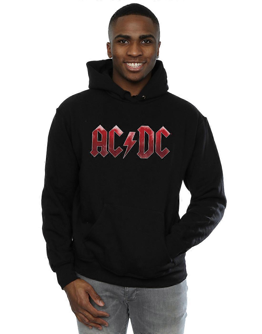 AC/DC Men's Red Ice Logo Hoodie