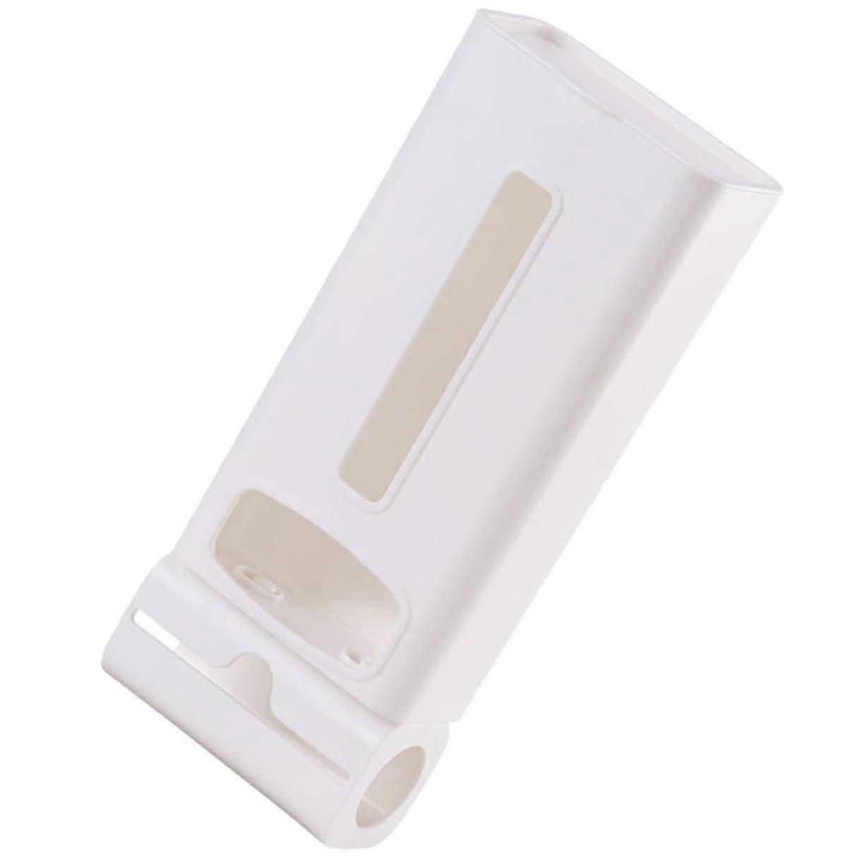 Wall Mounted Trash Bag Dispenser Plastic Bag Holder SpaceSaving Kitchen Storage Organizer