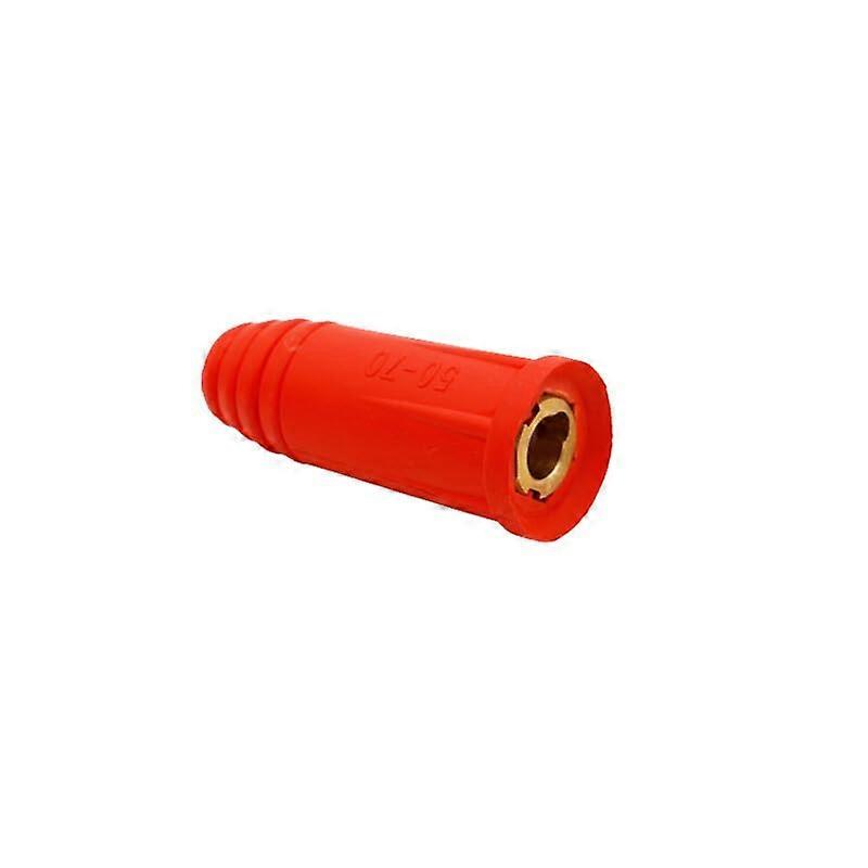 5070 Welding Connector Male Plug Female Socket Panel Mount Quick Fitting Red Adapter for Dinse