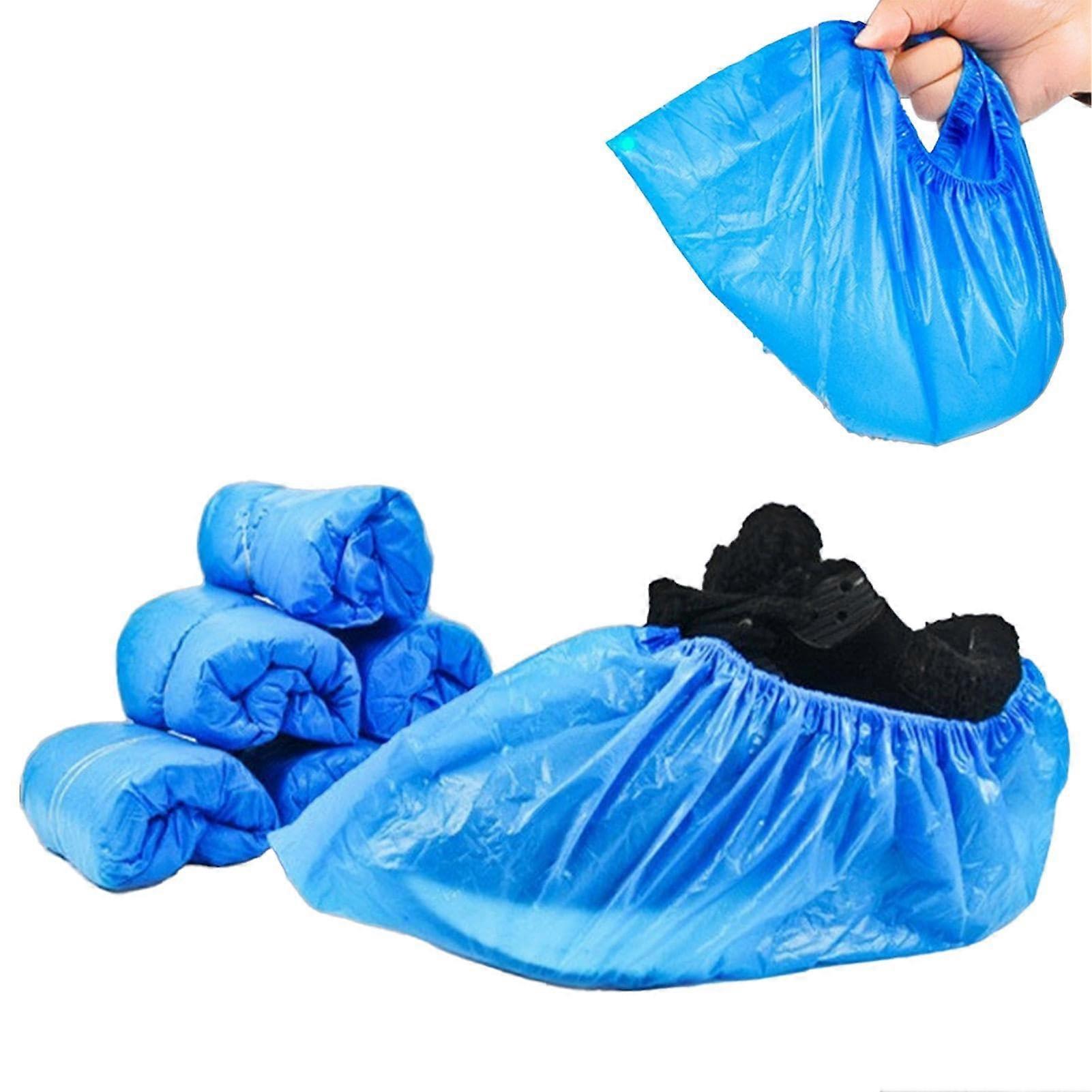 Waterproof Non Slip Shoe Covers 200 Pack for Laboratory and Workshop Protective Use