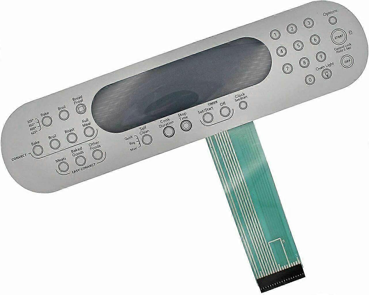 Range Switch Membrane Replacement Without Metal Plate, Restores Button Response for Whirlpool 9756559ES