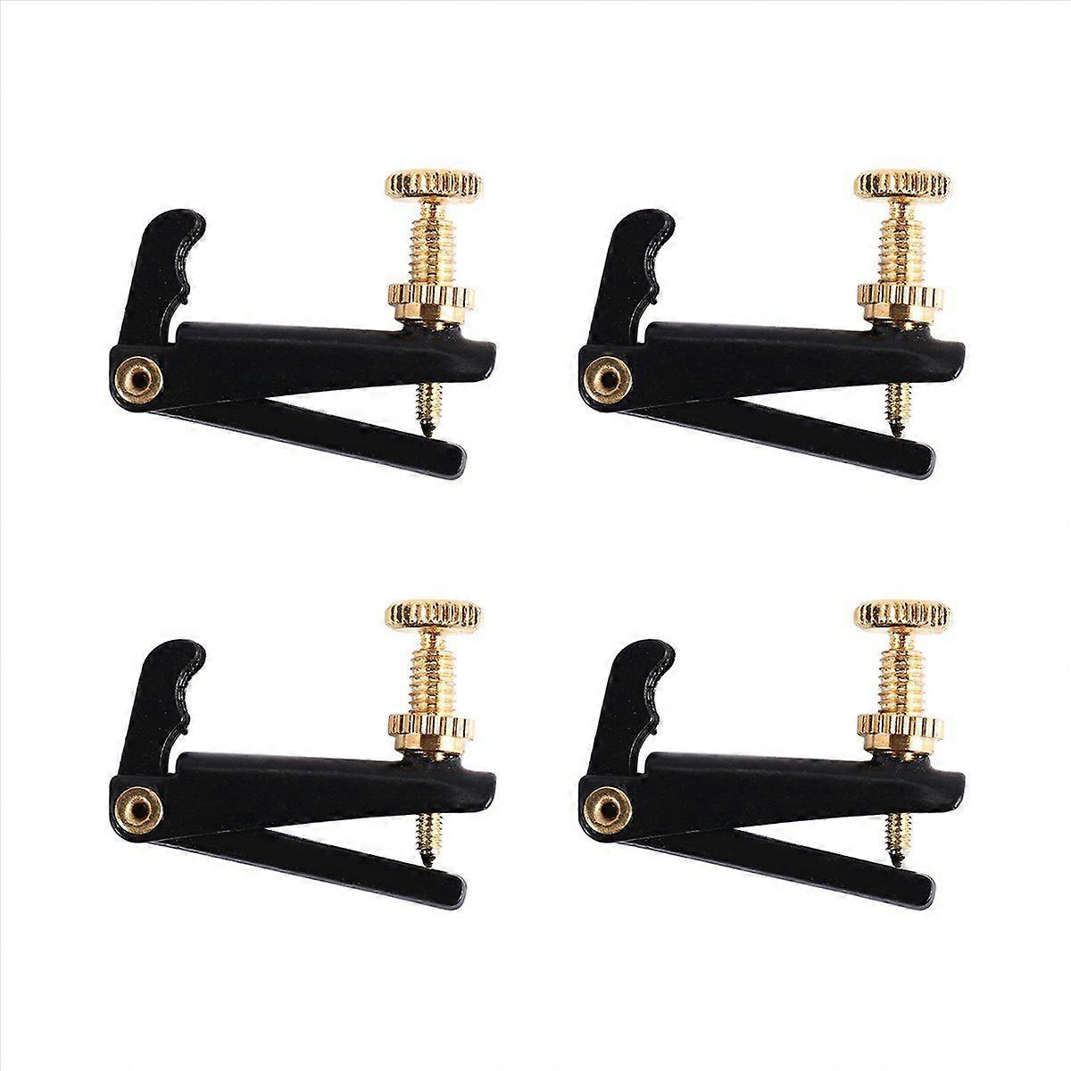 4 piece 3/ 4-4/ 4 Violin Fine Tuner String Plate