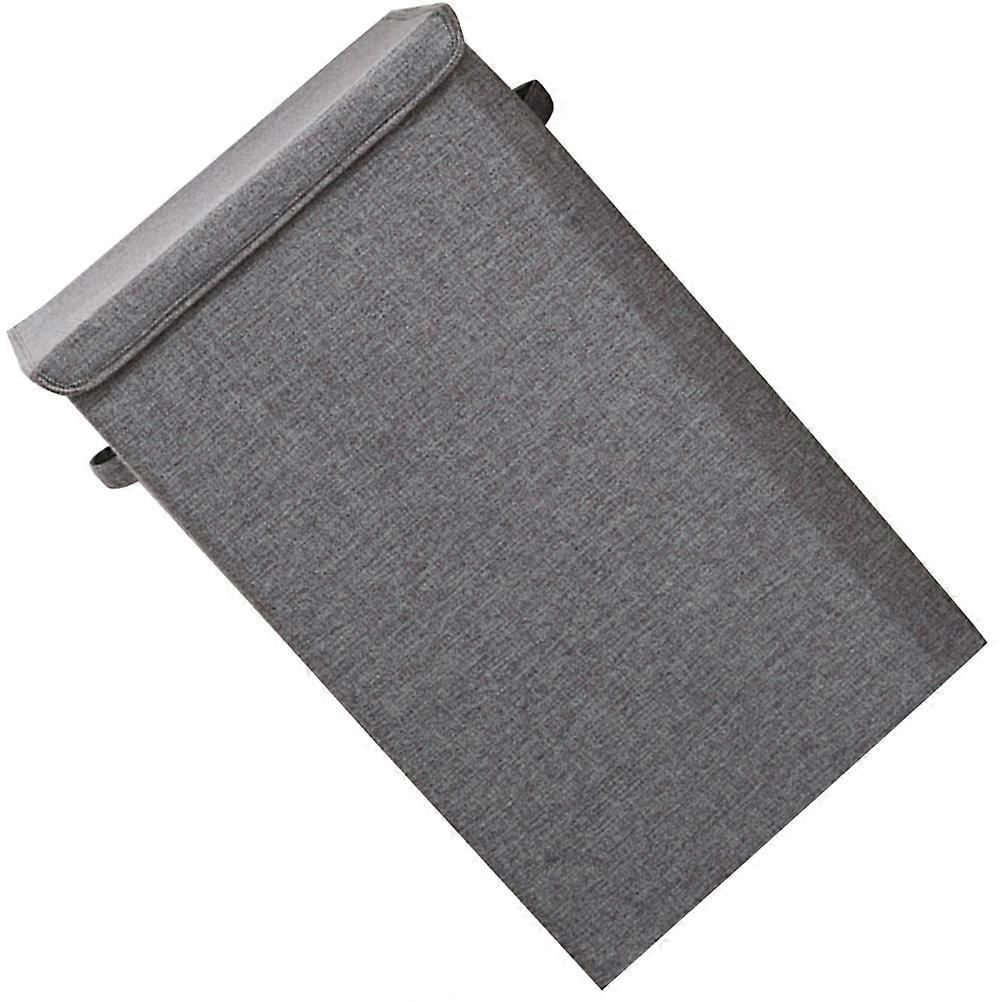 Cotton Linen Laundry Hamper with Lid Multifunction Laundry Basket Large