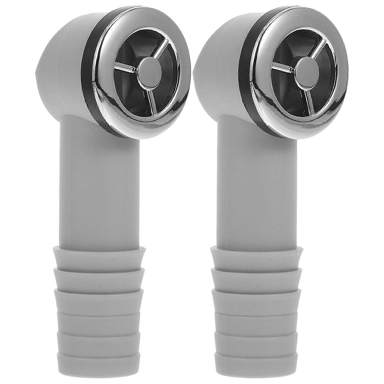 Water Sink Overflow Pipe Kitchen Sink Overflow Head for 2Pcs Home Use