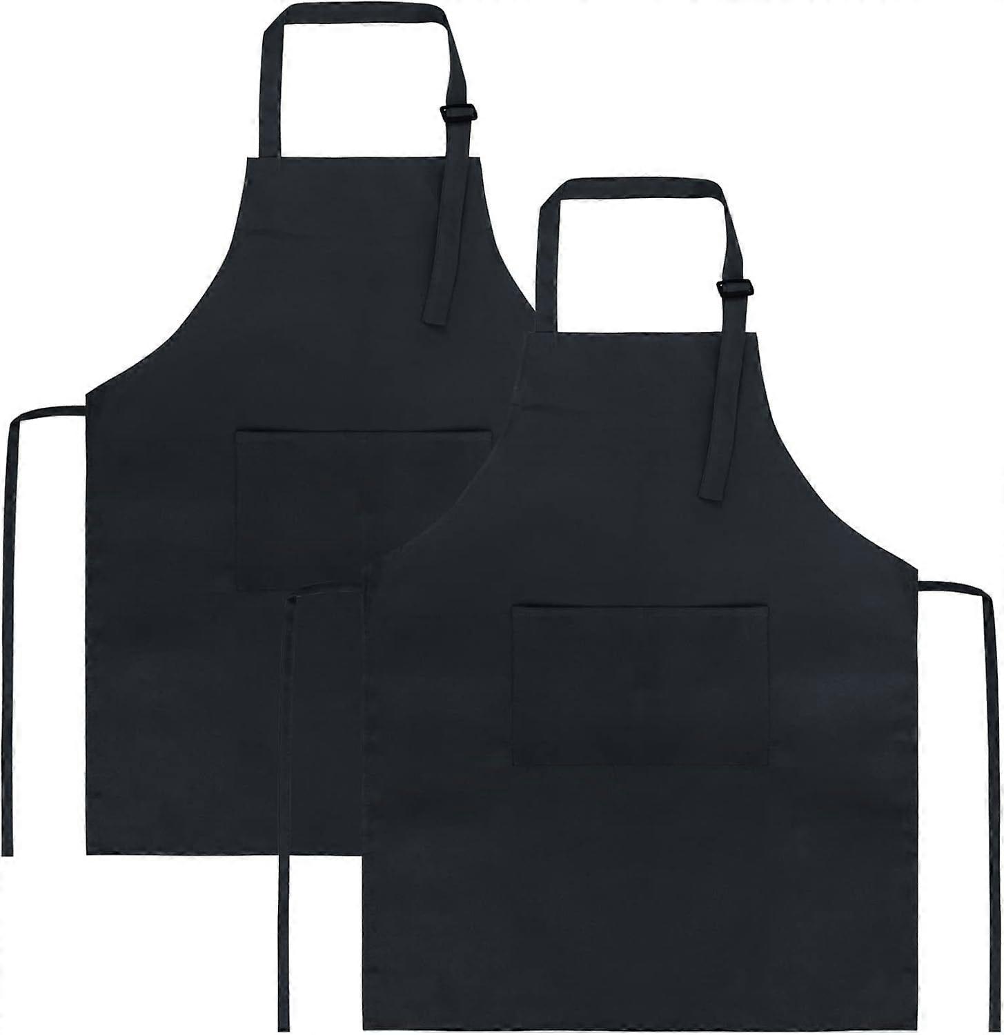 2-pack barnförkläde med ficka - Barnkockförkläde för matlagning