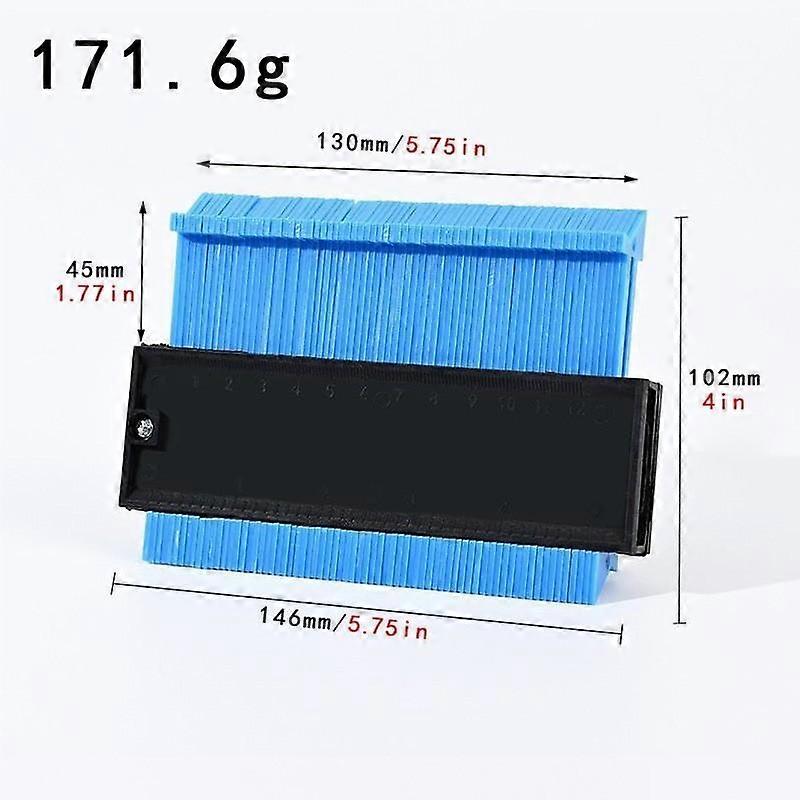 Irregular Profile Gauge Locking Widened Measuring Tool