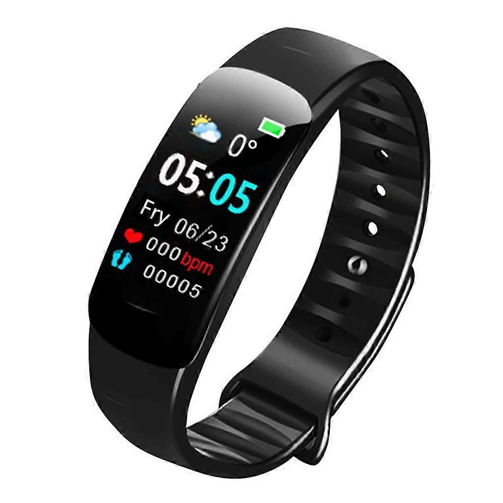Fitness Tracker Non Bluetooth, Pedometer Watch (Black)