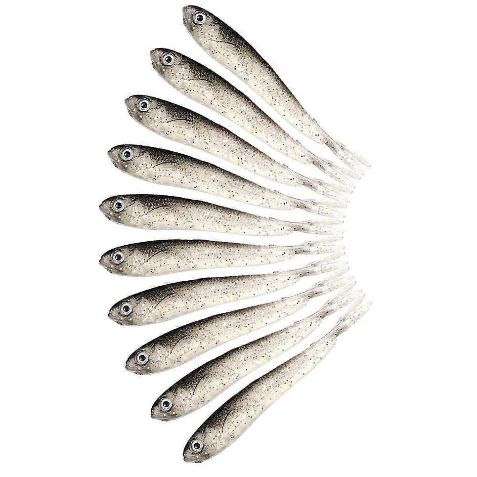 10Pcs Angelköder Silikonköder 3D Augen Karpfenköder Künstliche weiche Fisch Ausrüstung